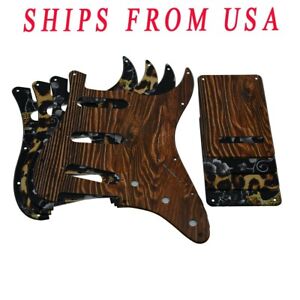 KAISH USA Spec Guitar SSS Plastic Pickguards Tremolo Cover For Fender Strat