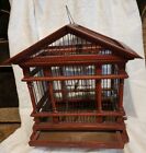 Antique Amsterdam Bird Cage And Water Bottle