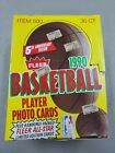 1990-91 Fleer Basketball Card Wax Pack Box 36 Packs Michael Jordan F1101 O2