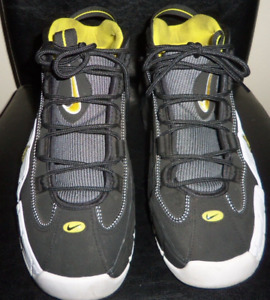 Nike Air Max Penny 1 Lester Middle School Black White Yellow FN6884100 Size 8