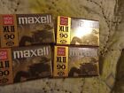 New ListingMaxell XLII High Bias Cassette Audio Tape 90 Minute New Sealed Lot of 4 LOOK!!