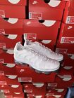NEW Nike Air Vapormax Plus Triple White Mens All Sizes Running Shoes 924453-100