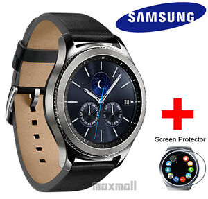 Genuine Samsung Gear S3 CLASSIC Bluetooth Smart Watch + 2 Screen Guards_UPS Free