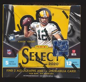 2020 PANINI SELECT FOOTBALL FIRST OF THE LINE FOTL FACTORY SEALED HOBBY BOX!