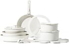 Carote 17 Pcs Pots and Pans Set, Nonstick Cookware Sets Detachable Handle