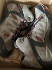 Merrell Deverta 2 Mid Waterproof Leather Hiking Boots Size 11.5 Boulder/Red Mens