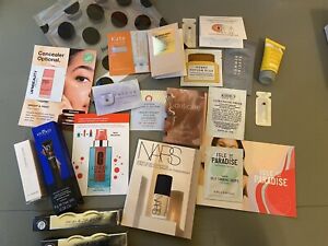 Lot of 20 Makeup Skin Care Samples With 4 Full-size Items Included!  Lips eyes.
