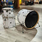 Used DW Performance Series 3pc Drum Set White Marine Pearl - Very Good