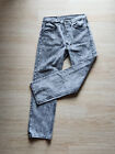 Vintage'80 Levi's 501 Acid Washed Made in USA Straight Jean Buttonfly Grey 32x30