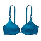 Victoria's Secret Bombshell Add-2-Cups Push-Up Bra 36C *Evening Tide Blue* NEW!