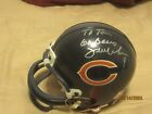 Jim McMahon #9 Chicago Bears Autographed Mini Helmet JSA LOA