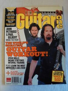 Guitar One Magazine December 2006 John Petrucci Paul Gilbert Papa Roach Slayer