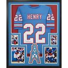 Derrick Henry Framed Signed Jersey JSA Autographed TB Tennessee Titans Oilers