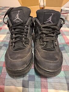 NIKE Air Jordan 4 Retro Black Cat CU1110-010 Men's Shoes Size 11.5 Men