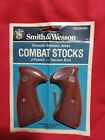 Smith & Wesson Combat Stocks J Frame Square Butt Grips- Smooth Goncalo Alves S&W