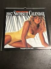 VINTAGE 1987 Sports Illustrated Swimsuit Calendar, 15 x 15, Jenna, Kathy, Elle
