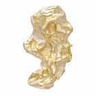 14k Yellow Gold Small Free Form Nugget Charm Pendant 0.6 gram