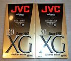 5 JVC SVHS XG ST-120 Professional Master Super VHS Blank Video tapes SEALED