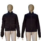 Stella McCartney X Adidas 2 In 1 Smocked Puffer Jacket Zip Off Shell In Black XS