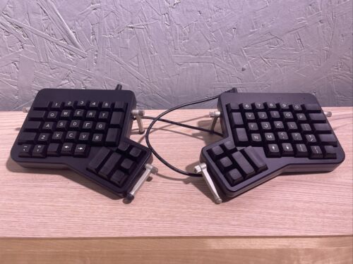 Black ErgoDox EZ  Ergonomic Split Mechanical Keyboard Brown Switches
