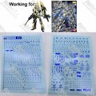 for MG 1/100 Unicorn Phenex D.L Model Stamp-Print Water Decal Stickers RX-0 03