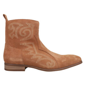 Dingo Brooks Round Toe Cowboy  Mens Brown Casual Boots DI211-TAN