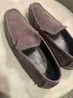 Bugatchi  Brown Suede Loafers Size 12