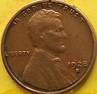 1928 S Very Fine Lincoln Wheat Cent 