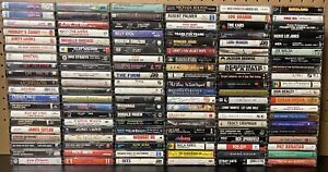 New ListingLot Of 120 Various 70’s 80’s 90’s Classic Pop Rock Metal Country Cassette Tapes