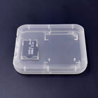 20PCS SD Card Case Holder Micro SDHC Memory Storage Box Hard Plastic Transparent