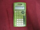 Texas Instrument Green TI-30X II S 2 Line Calculator Tested Works Solar Battery