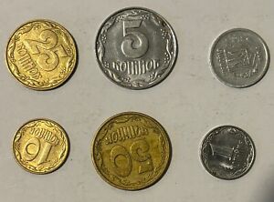 Ukraine Coin Collection 6 coins