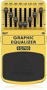 Effect pedal for Behringer guitar 7 band graphic equalizer EQ700 GRAPHIC EQUALI
