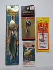 Vintage NOS Fishing Lures on Cards-Lot of 4