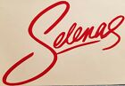 Selena Quintanilla Selenas Signature Logo Vinyl decal sticker RED