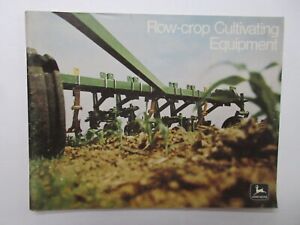 John Deere Row-Crop Cultivating Equipment Sales Brochure 1972 56 page
