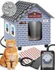 PETYELLA Heated Cat Houses for Outdoor Cats in Winter - Heated Outdoor Cat House