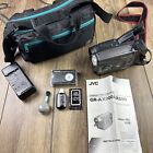 JVC GR-AX900U Compact VHS-C Camcorder Video Camera With Battery, Charger, Bag