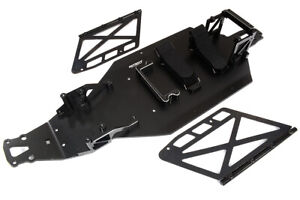 Black CNC Machined Chassis Upgrade Conversion Kit for Losi 2WD 22S Drag Car
