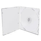 5.2mm Durable CD Case Holder Slim Single Clear PP Poly Plastic Cases 10 Pack