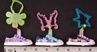 New ListingSkecher's Shoe FLOWERS Advertising Key Chain/Fob/Backpack Clip Butterfly Star