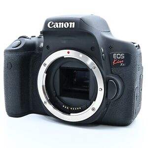 Canon EOS Rebel DSLR T6i / EOS Kiss X8i Digital SLR Camera w/ Charger & Strap