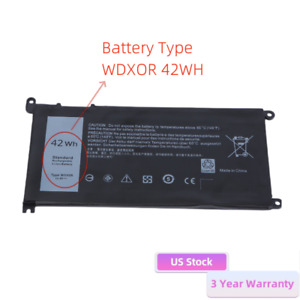 WDX0R WDXOR Laptop Battery 42Wh For Inspiron 15 5567 5568 13 5368 7368 7569 7579