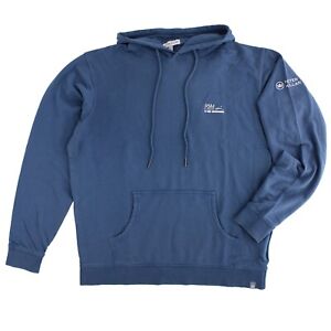 Peter Millar RSM Classic Logo Sweatshirt Hoodie, Modal Brushed Jersey Knit, Blue