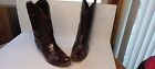 Men's Laredo 4216 London Almond Toe Black Cherry Western Boots Size 10.5 D