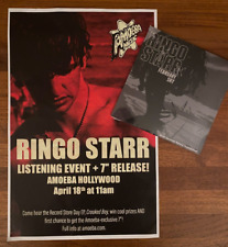 New ListingRingo Starr LTD Amoeba 7’ RED Vinyl Only 500 February Sky. With POSTER! RARE!