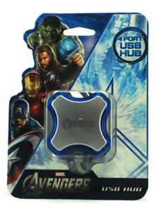 Avengers 4 Port USB Device Hub Marvel Comics Universe New