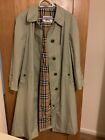 Authentic BURBERRYS Vintage Trench Coat UK18, in Green