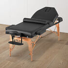 Massage Table Portable Massage Bed 4 Inches Thick Foam Pad Portable Salon Table