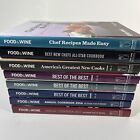 Lot Food and Wine Cookbooks Best of the Best Chefs 2013 2014 Hardcovers Recipes